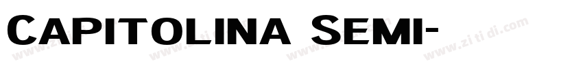 Capitolina Semi字体转换